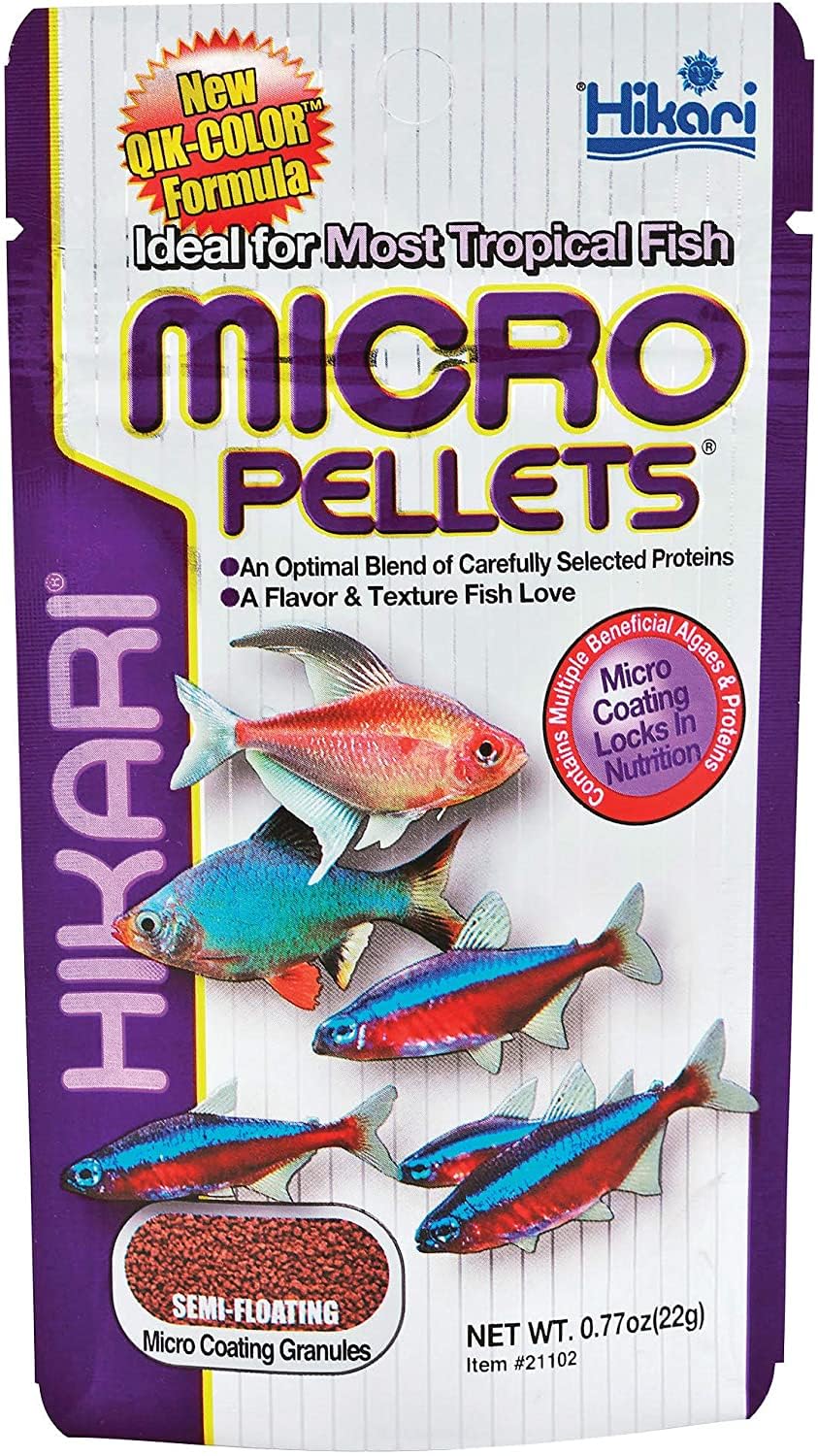 Tropical Micro Pellet Fish Food Set of 2, 0.77 Oz