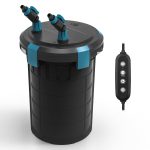 Fishkeeper 317GPH Ultra-Quiet 5-Stage Canister Filter for Aquariums