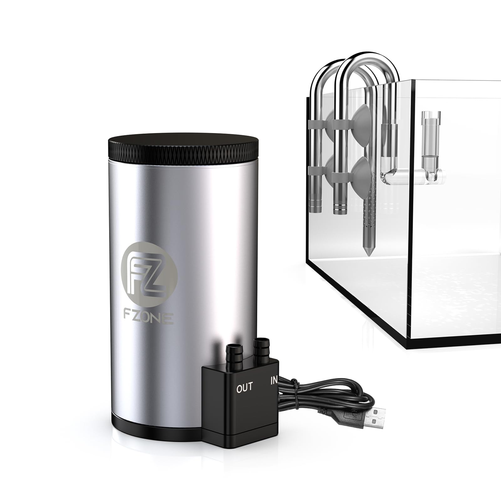 FZONE External Canister Filter Kit for Small Aquariums