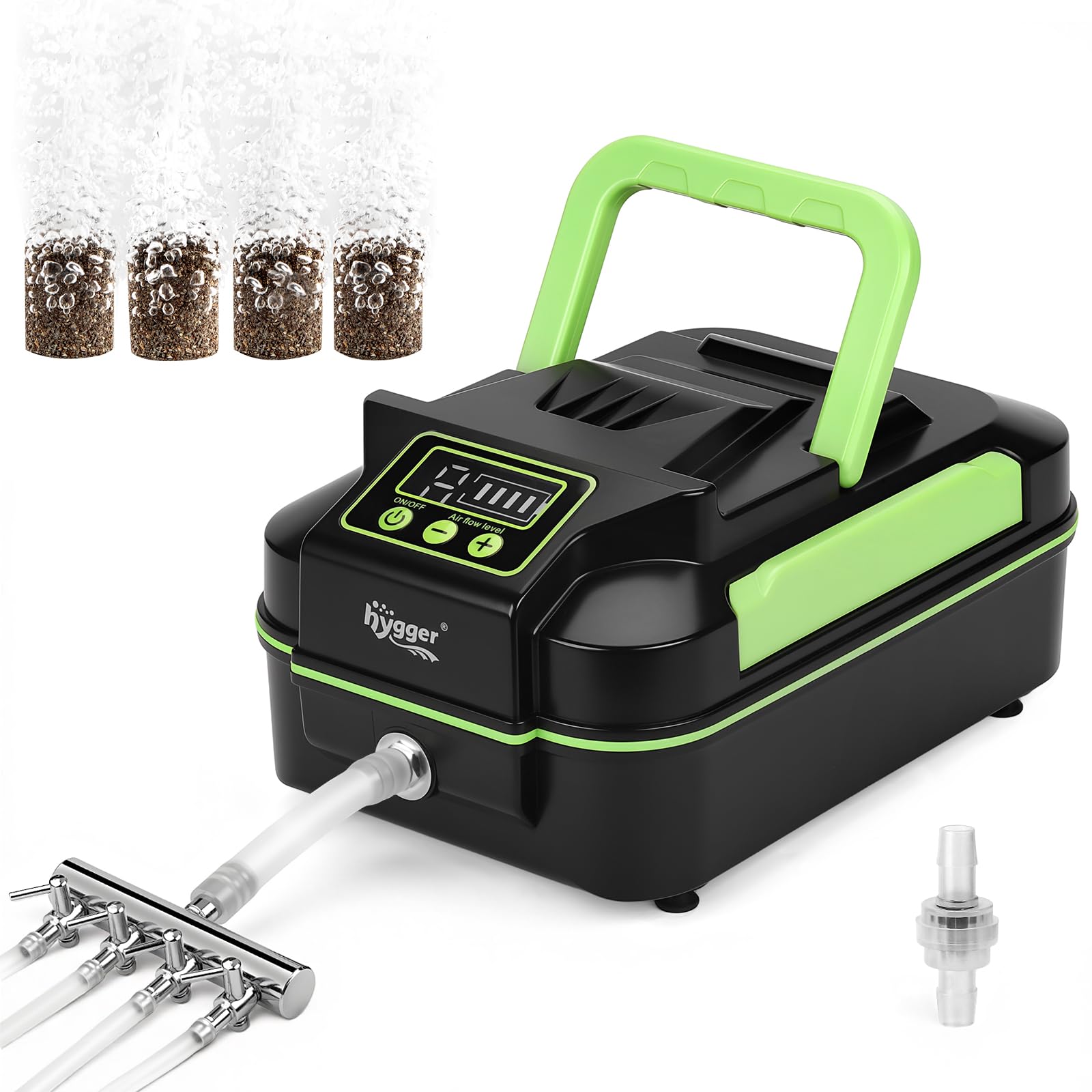 Hygger Rechargeable Aquarium Air Pump for Fish Tank Emergency