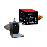 Aquatop 5-Gallon Vertical Bowfront Aquarium with Filter and Light