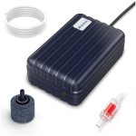 DaToo Quiet Aquarium Air Pump for 1-20 Gallon Tanks