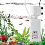 QiQiWader 10-40 Gallon Fish Tank Filter with Aeration