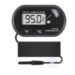 5Pcs Digital Aquarium Thermometer with Water-Resistant Sensor Probe
