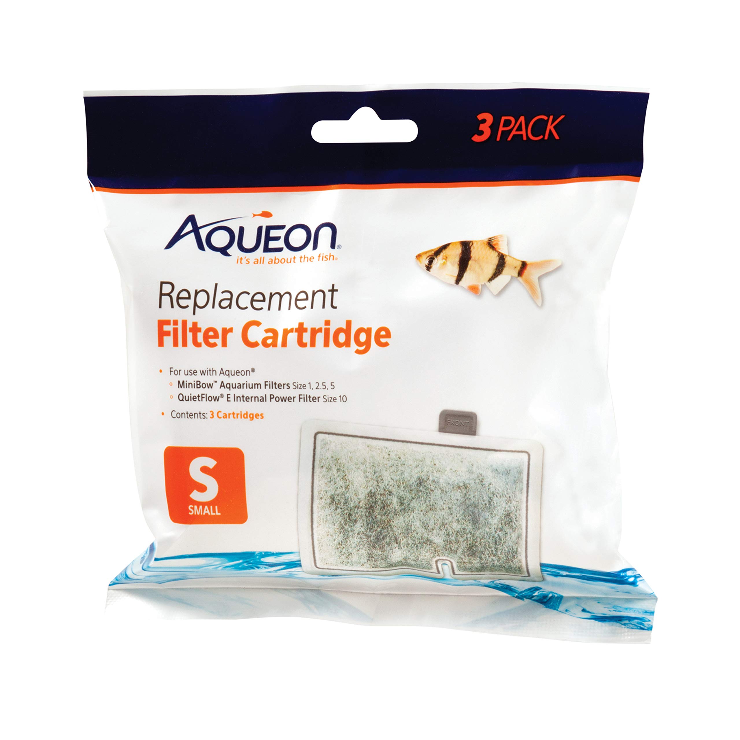 Aqueon 9-Pack Small Aquarium Fish Tank Filter Cartridges