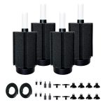 DVHEY 4Pcs Sponge Filter for 10-50 Gallon Aquariums