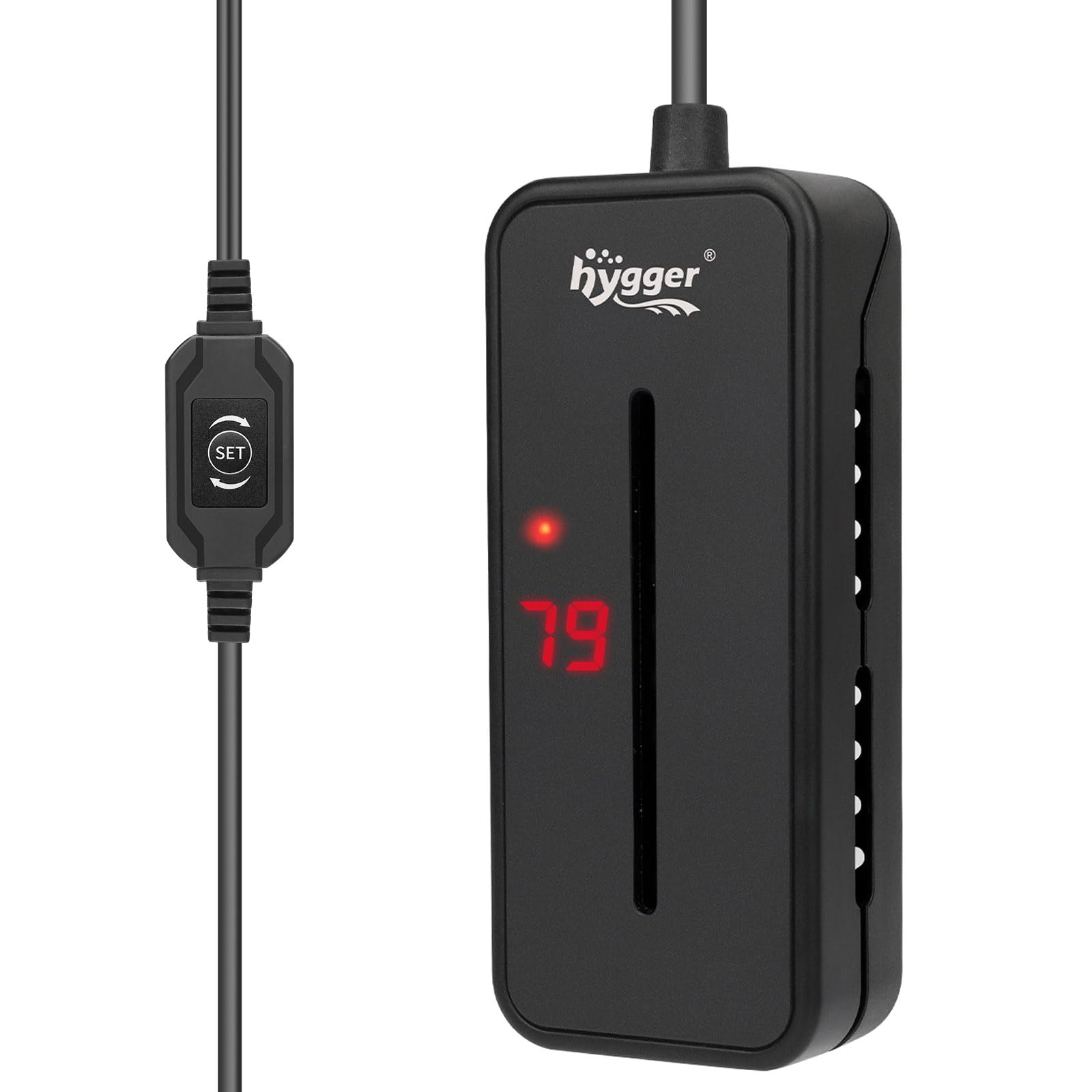 Hygger 100W Mini Aquarium Heater with Adjustable Temperature Display