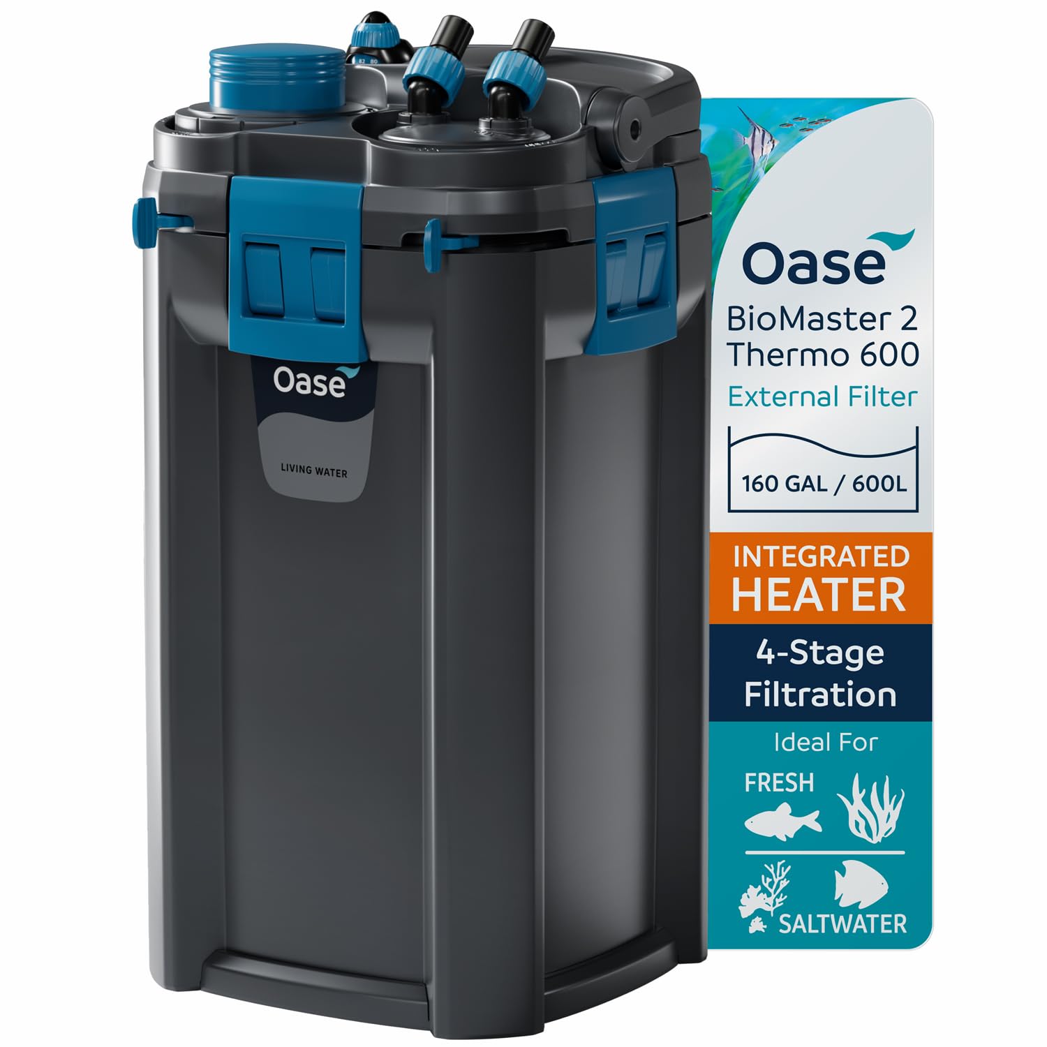OASE BioMaster 2 Thermo 600 Canister Filter for Aquariums