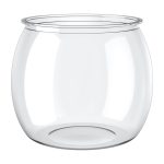 Pawfly Unbreakable 0.5 Gallon Mini Plastic Fish Bowl