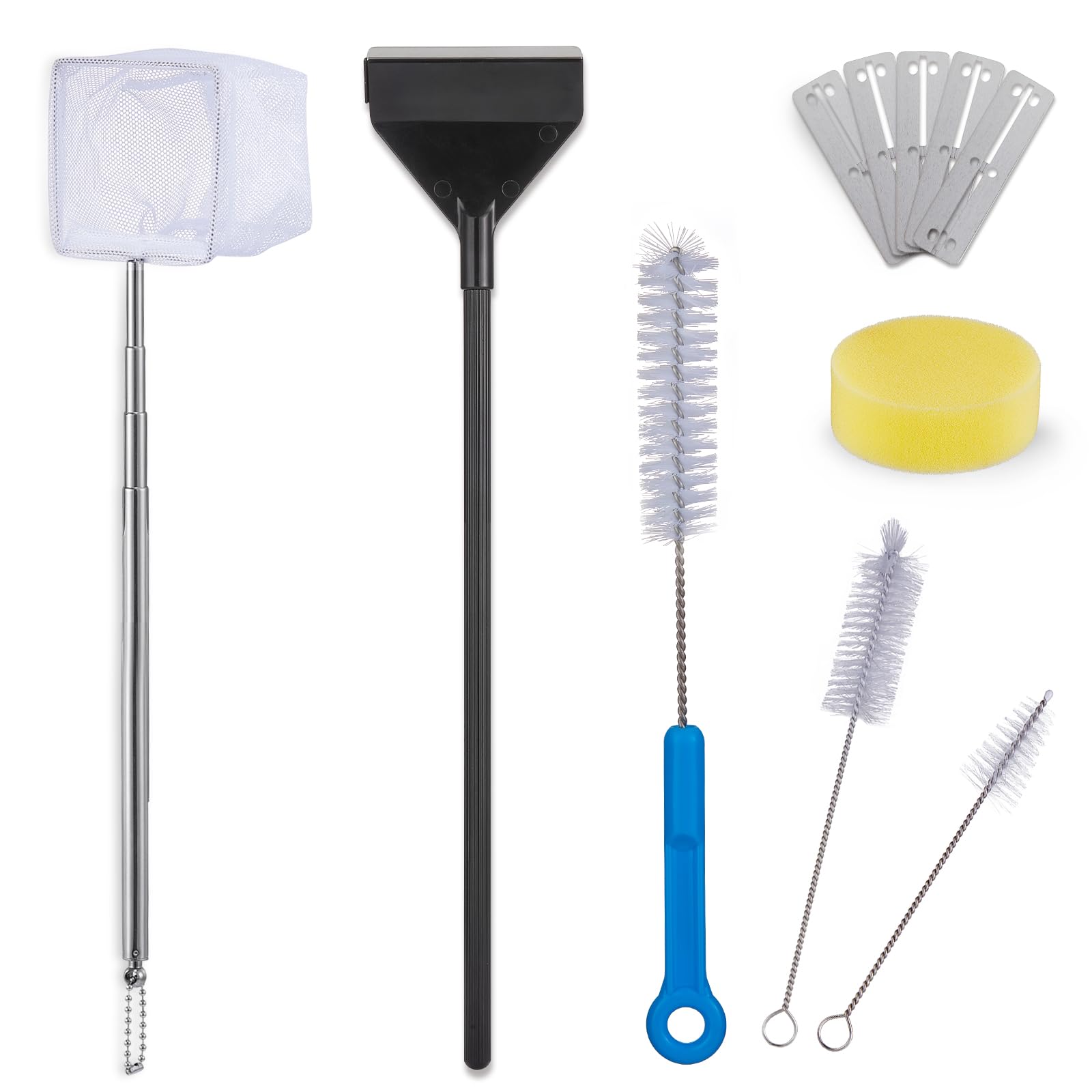 URUQ 7-in-1 Fish Tank Cleaning Kit and Accessories