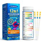 A-lukema 12-in-1 Quick Aquarium Test Strips, 50-Count