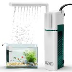 Aquarium Filter 3.5W for 3-10 Gallon Tanks, 80GPH
