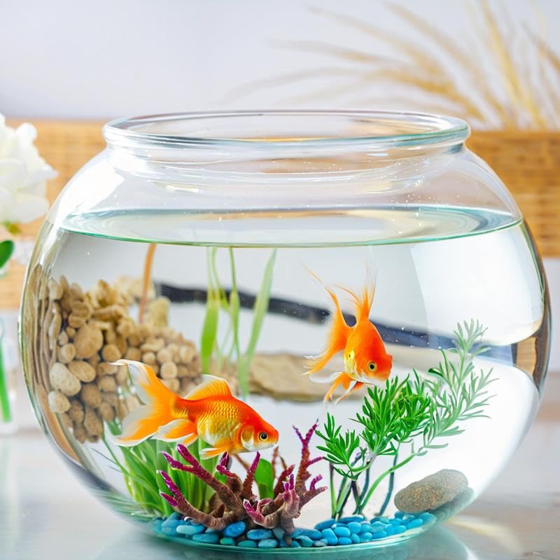 Clear 3pcs Plastic Fish Bowls – Multi-Use 5 Gallon Tanks