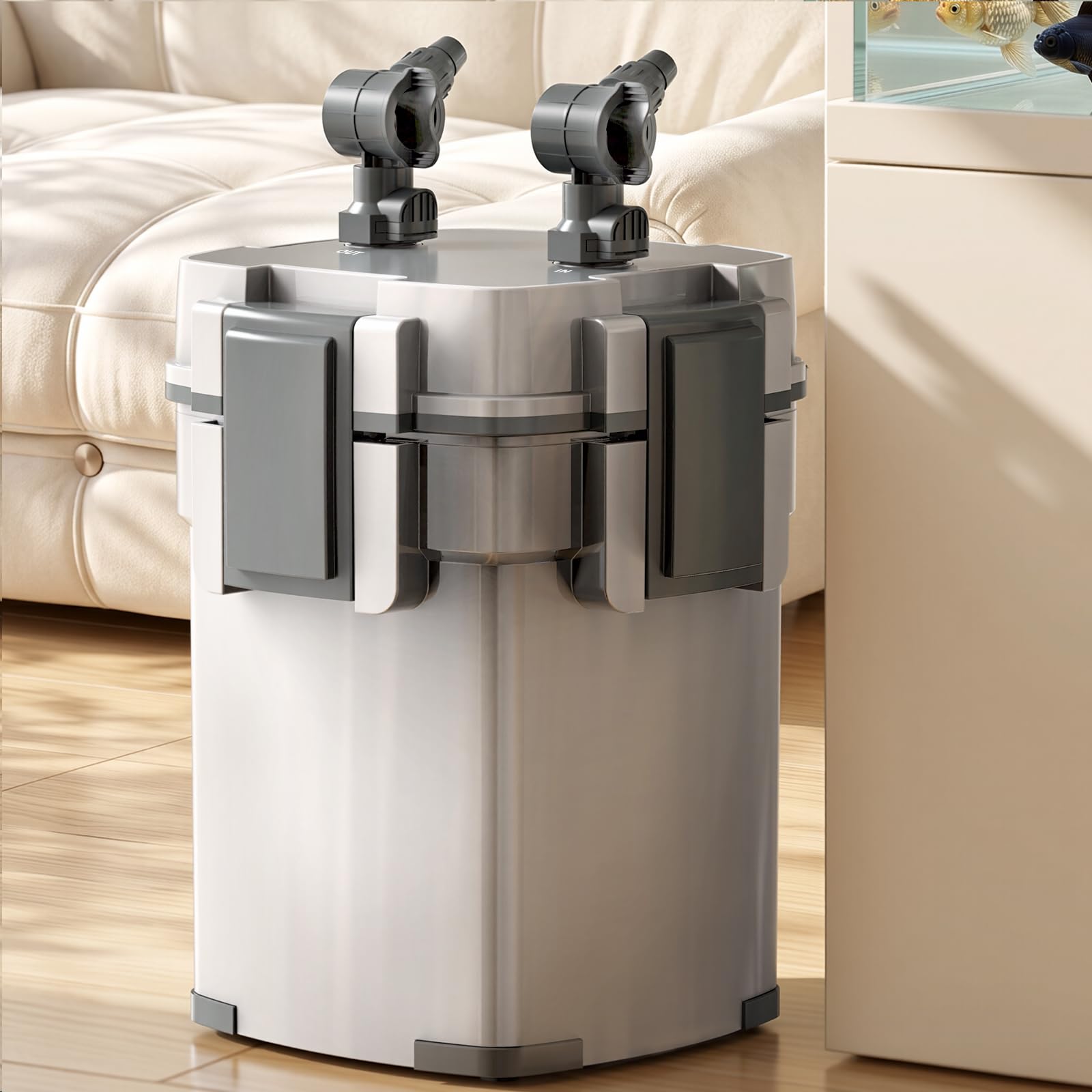 Fishkeeper Ultra-Quiet Canister Filters for Aquariums up to 150Gal