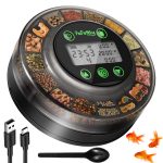 Papettly Automatic Fish Feeder with Timer and LCD Display