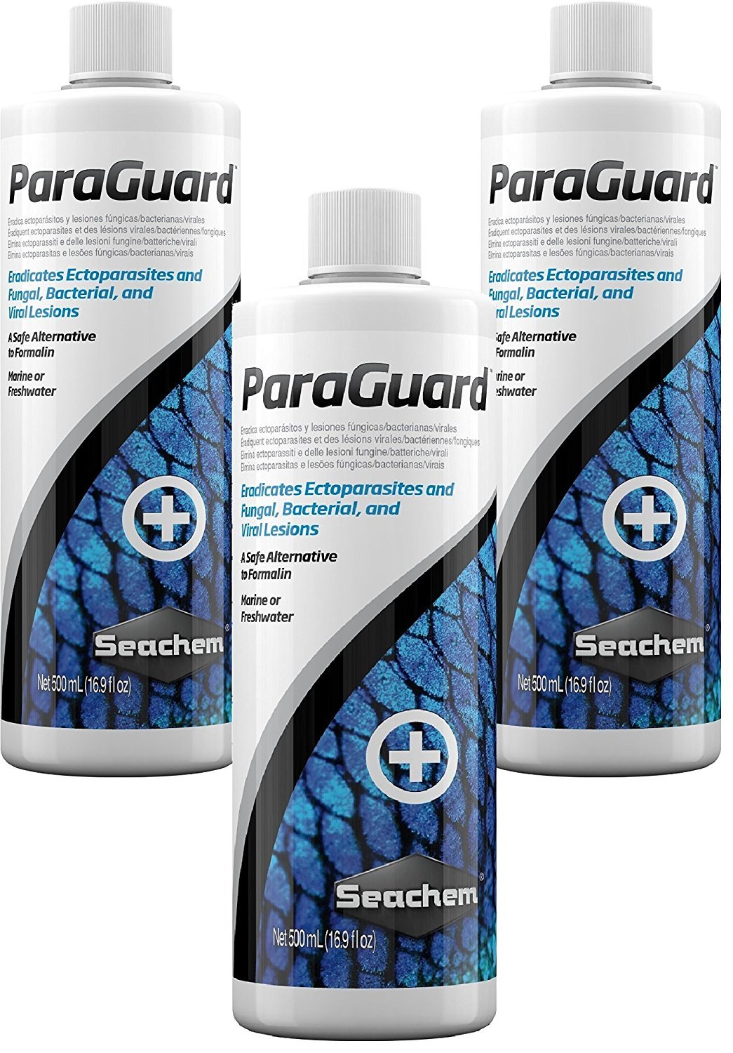 Seachem ParaGuard 500ml Bottles – Pack of 3