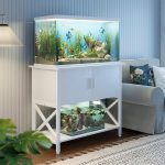 APPOLYN Aquarium Stand with Cabinet Storage for 40-50 Gal