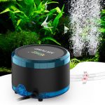 Hygger Dual Outlet Quiet Aquarium Air Pump for 200 Gallons