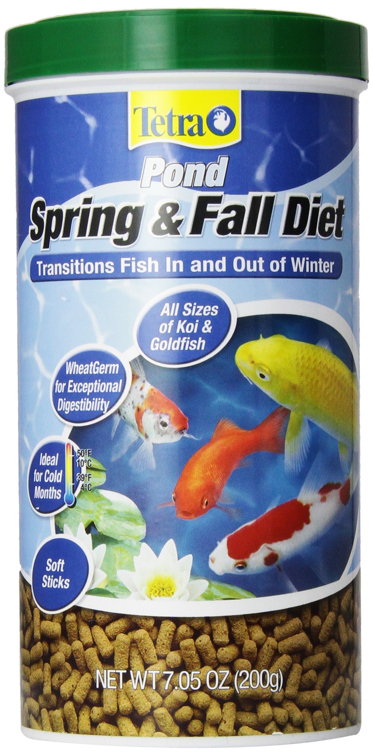 TetraPond Spring and Fall Diet Fish Food for Koi and Goldfish
