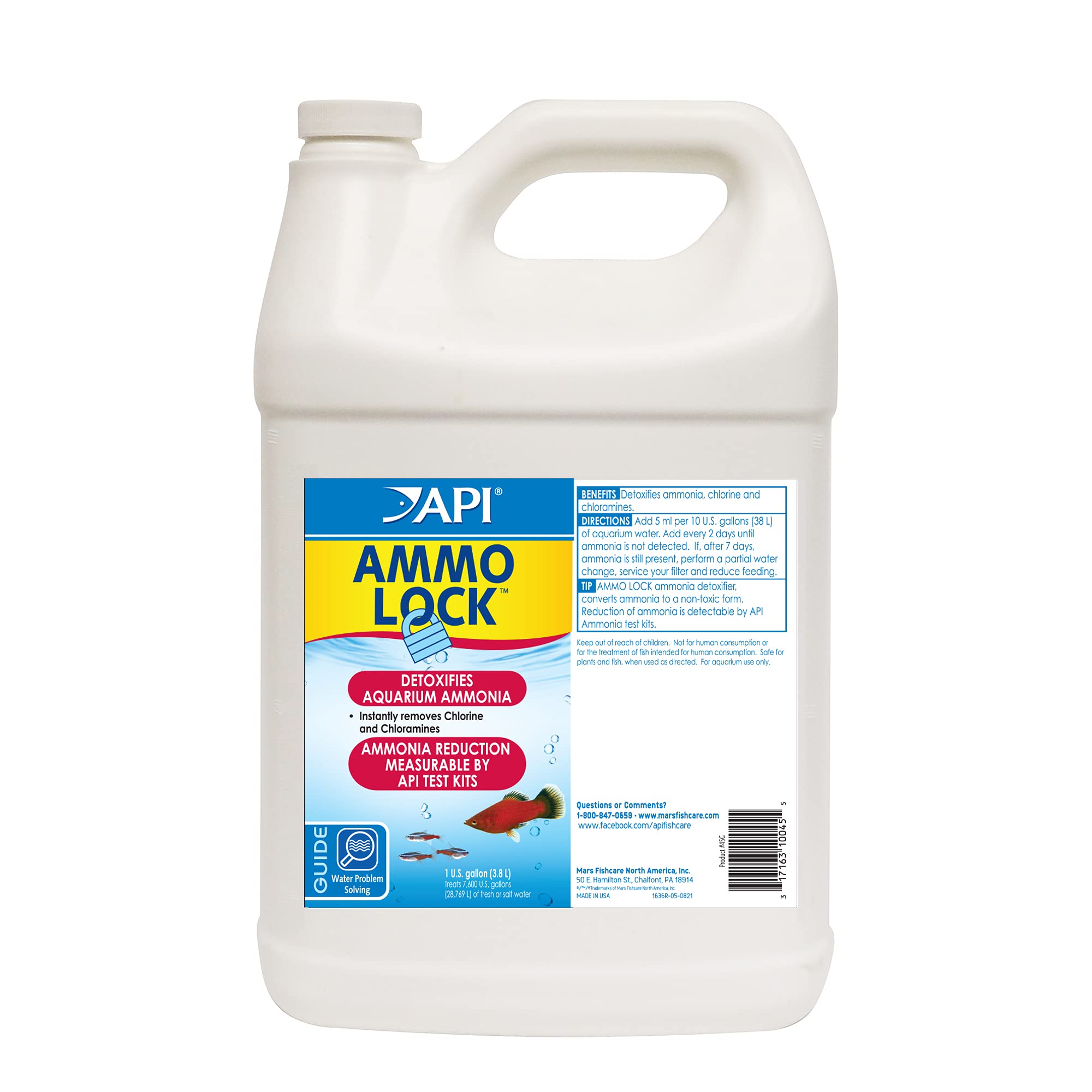 API AMMO-LOCK Ammonia Detoxifier for Aquariums, 4 Ounces