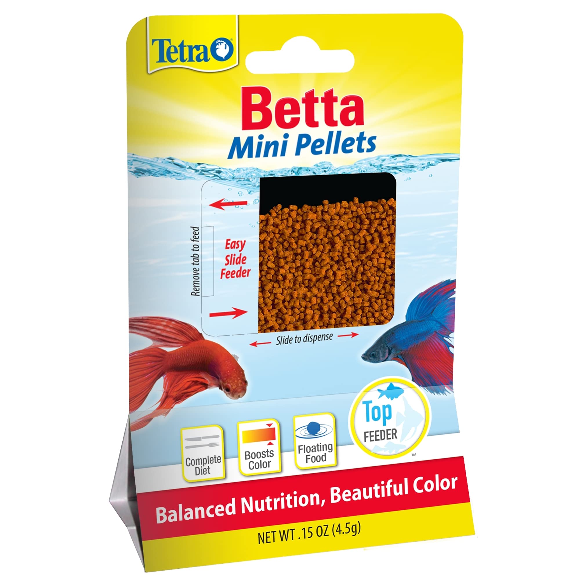 Tetra TetraBetta Plus Mini Floating Pellets with Color Enhancer
