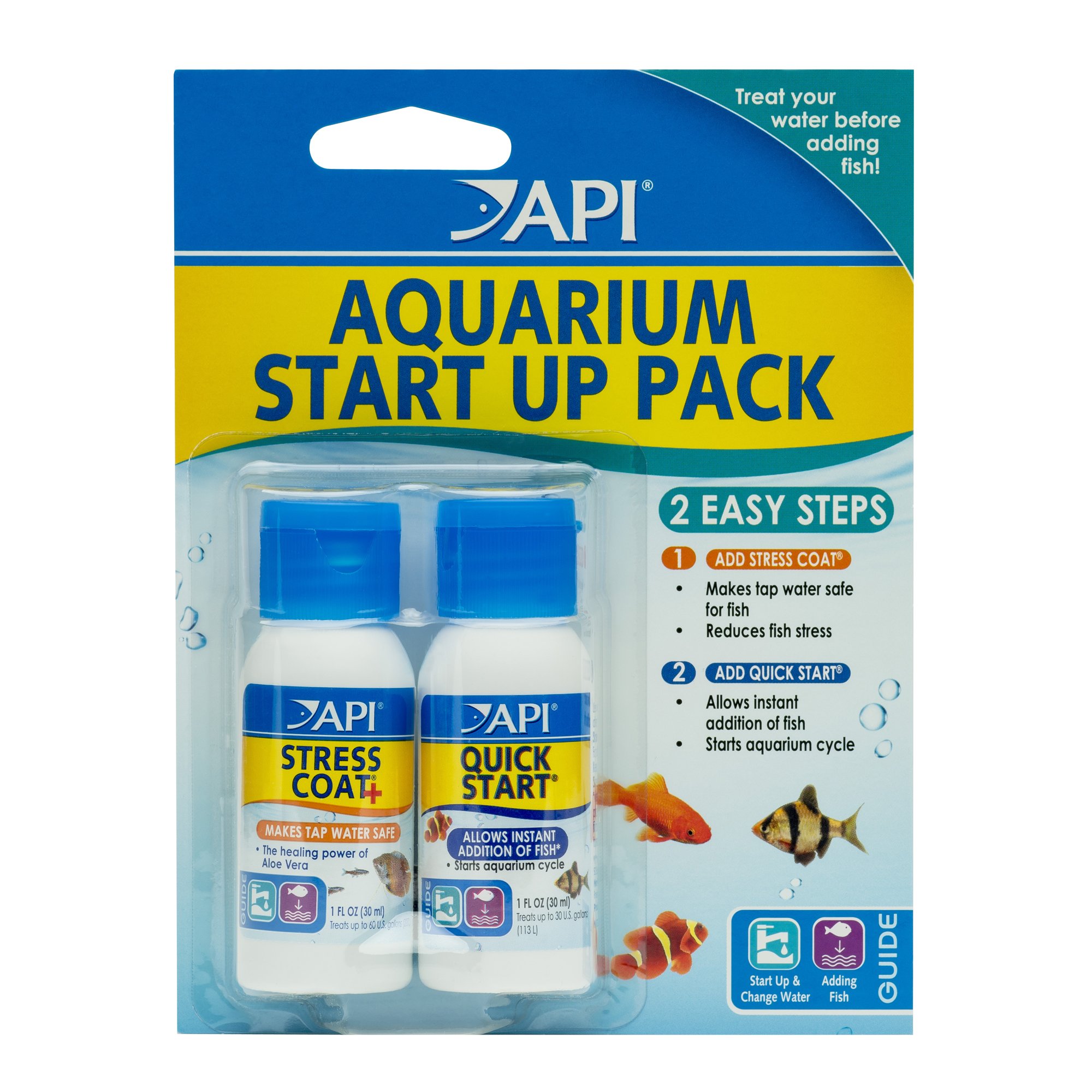 API Aquarium Start Up Pack: Water Conditioner 2-Pack