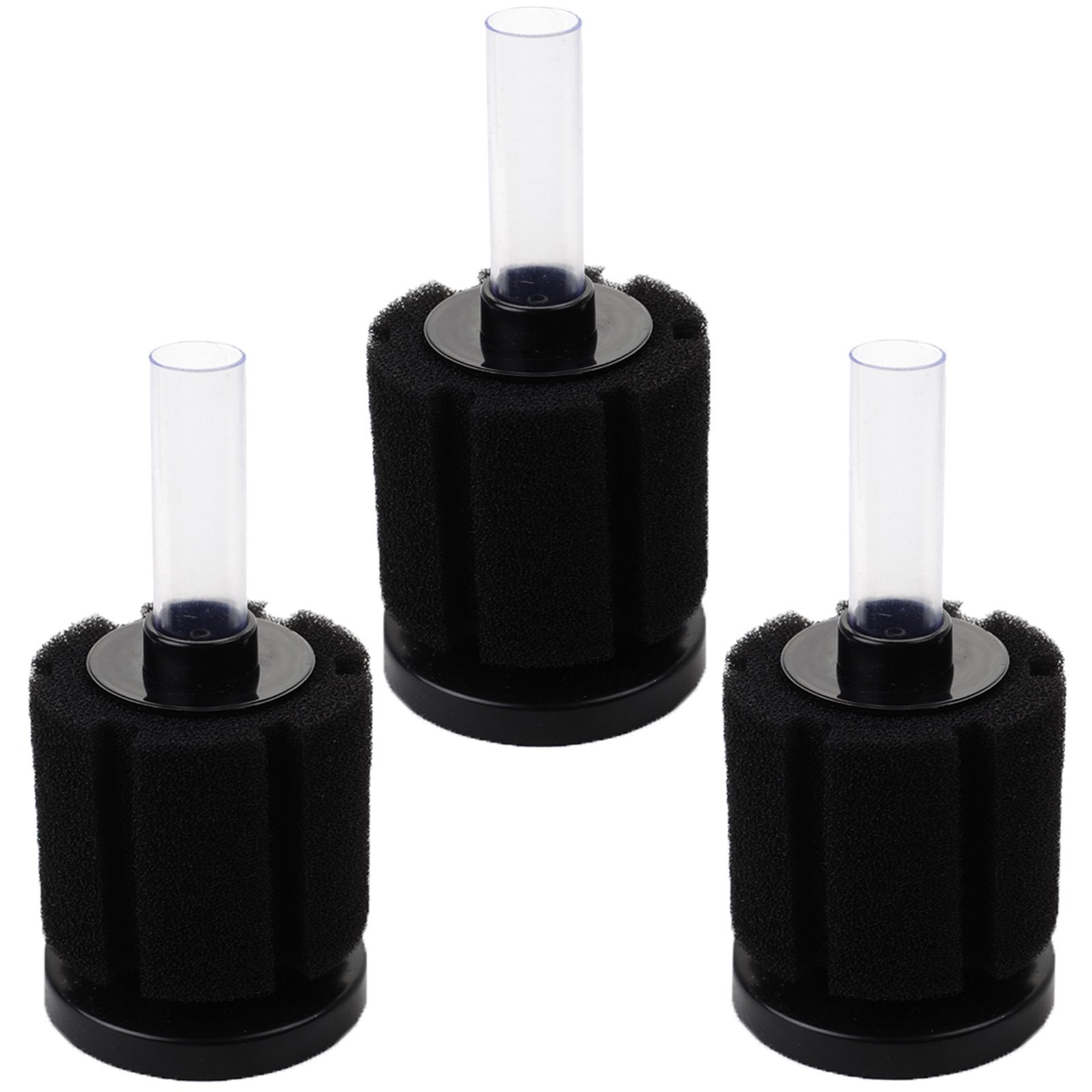 AQUANEAT 3 Pack Bio Sponge Filter for Nano Fish Tanks