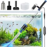 Aquarium Vacuum Gravel Cleaner: 8-in-1 Electric Fish Tank Tool