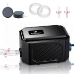 Fishkeeper Ultra Quiet Adjustable Aquarium Air Pump for 200 Gallons