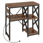 METYERRY 40-50 Gallon Fish Tank Stand with Power Outlet