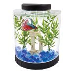 Tetra LED Half Moon 1.1 Gallon Betta Fish Tank Kit